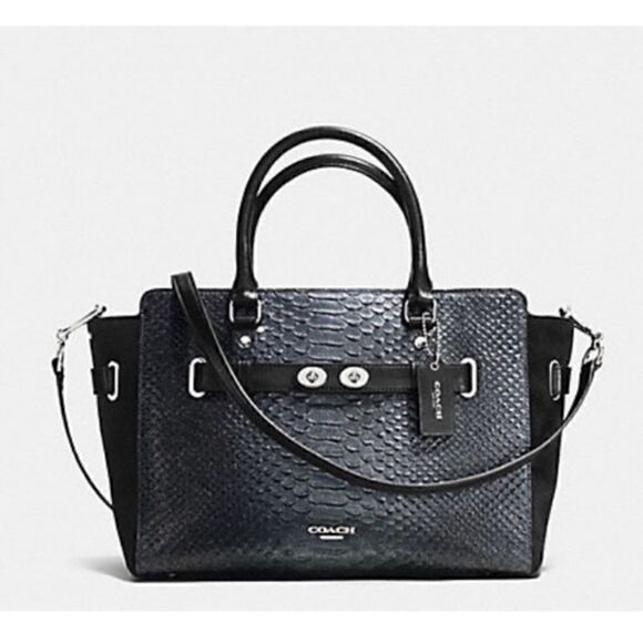 🔥🎁NWT! Coach Blake Carryall Satchel Handbag Gunmetal Msrp:$750.00 - Picture 3 of 13